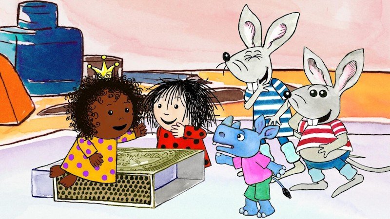 Circleen, Coco and the wild rhinoceros