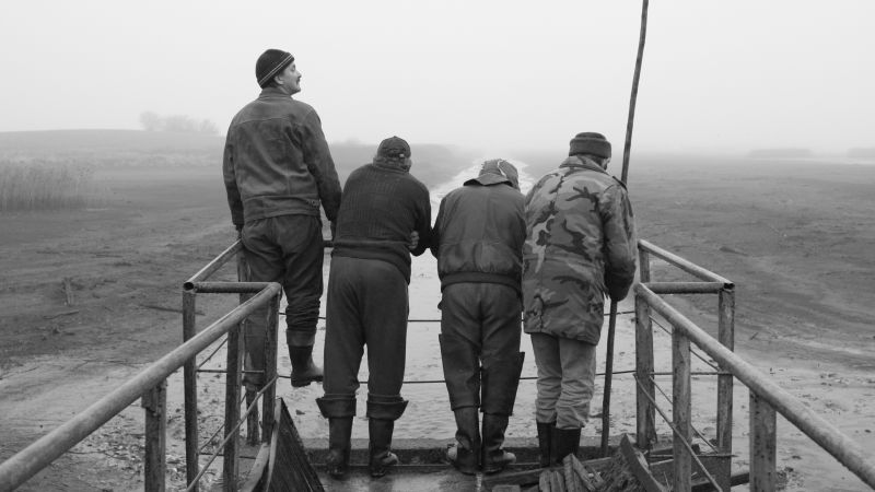 Three Men and a Fish Pond